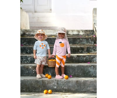 Chapeau de Plage Anti UV Flap Stone Sea Salt