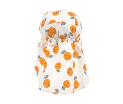 Chapeau de Plage Anti UV Flap Orange Sea Salt
