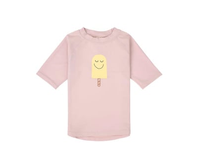 T-Shirt Nuoto MC Protezione Solare Popsicle Pale Pink