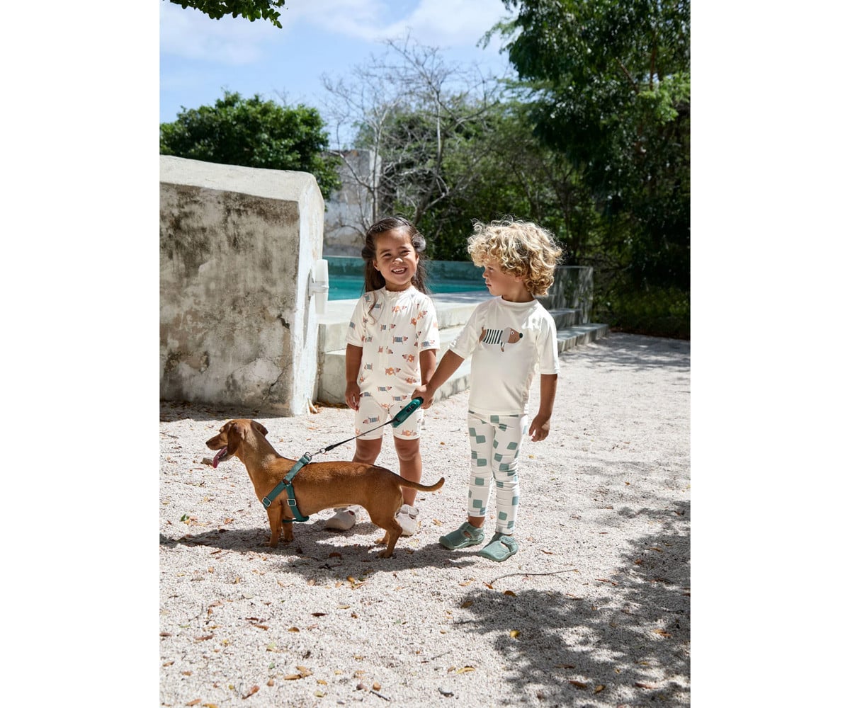 Camiseta de proteção solar Beach Dog Sea Salt