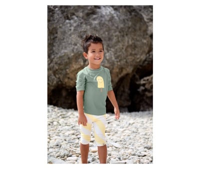 Camiseta de proteção solar Popsicle Green