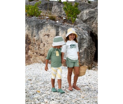 Camiseta de proteção solar Popsicle Green
