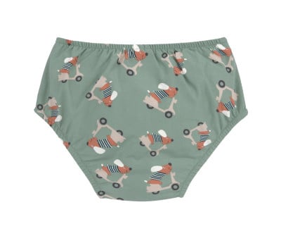 Bañador Pañal Scooter Dog Green