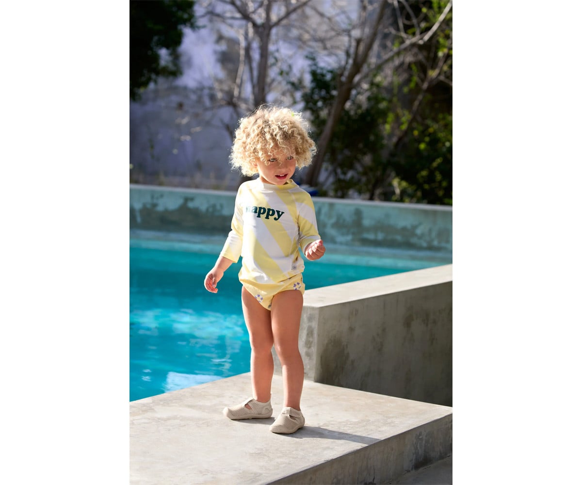 Maillot de Bain Couche Swim Ring Pale Yellow