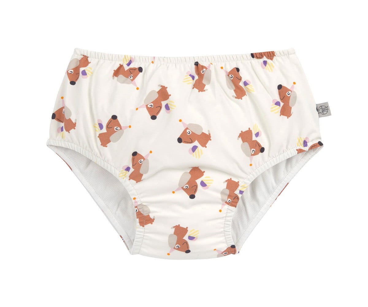 Maillot de Bain Couche avec Volant Ice Cream Dog Sea Salt