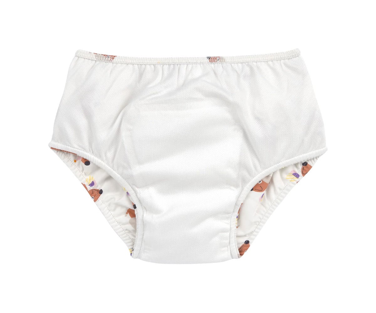 Maillot de Bain Couche avec Volant Ice Cream Dog Sea Salt