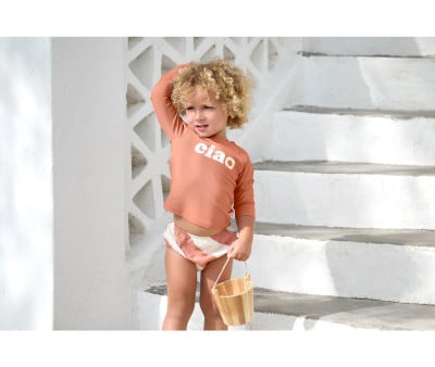 Roupa de banho Stripes Clay Sea Salt
