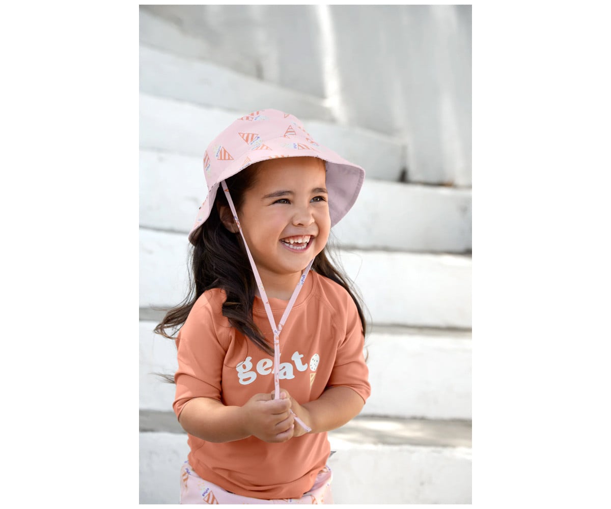 Gorrito de Baño Reversible Ice Cream Pale Pink