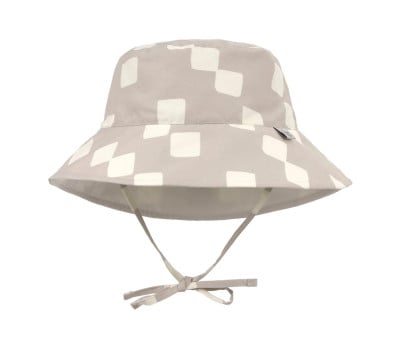 Chapéu de Praia Proteção Solar Checkerboard Stone Sea Salt