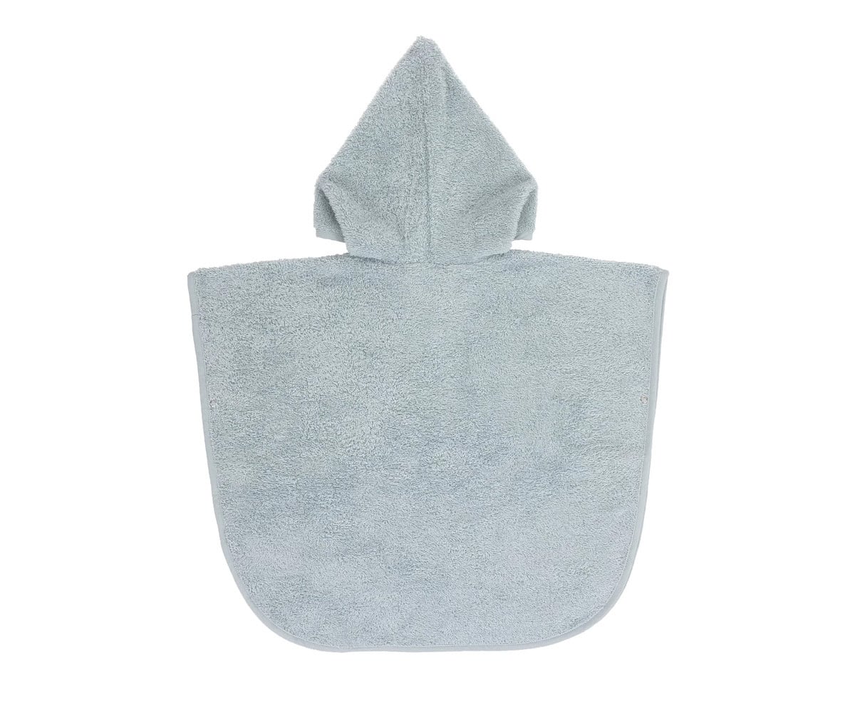 Poncho de banho azul Terry Illusion