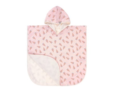Poncho Mare Lassig Ice Cream Pale Pink