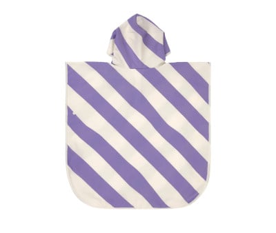 Poncho Mare Lassig Stripes Purple Sea Salt