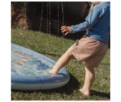Alfombra de Agua con Rociadores Ocean Blue