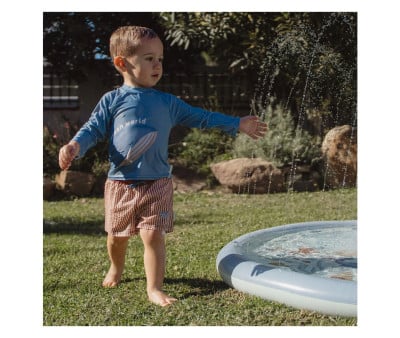 Alfombra de Agua con Rociadores Ocean Blue