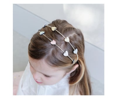 Diadema dupla Teeny Heart Alice