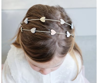 Diadema dupla Teeny Heart Alice