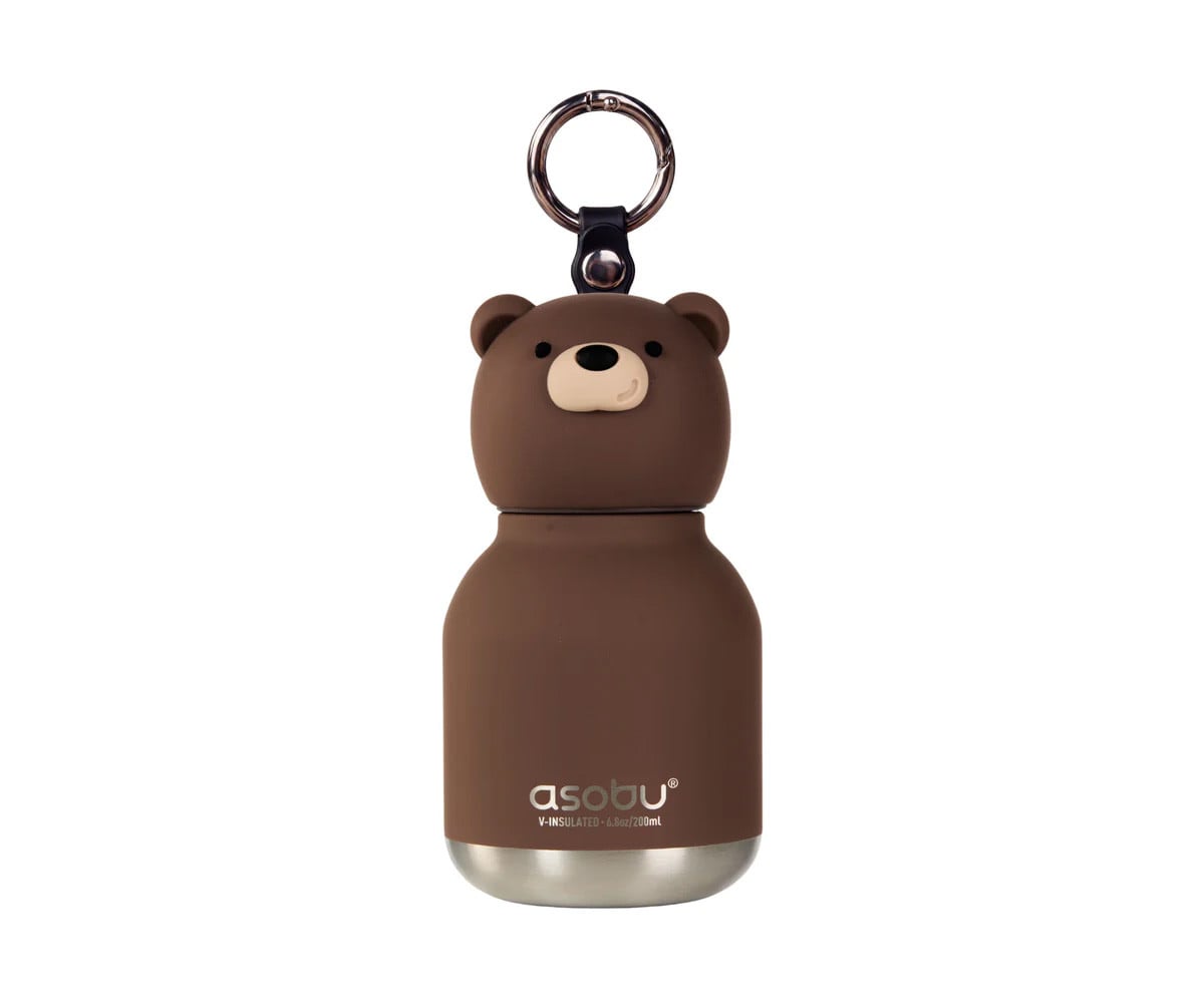 Botella Acero Térmica Mini-Bestie Oso Marron 200ml