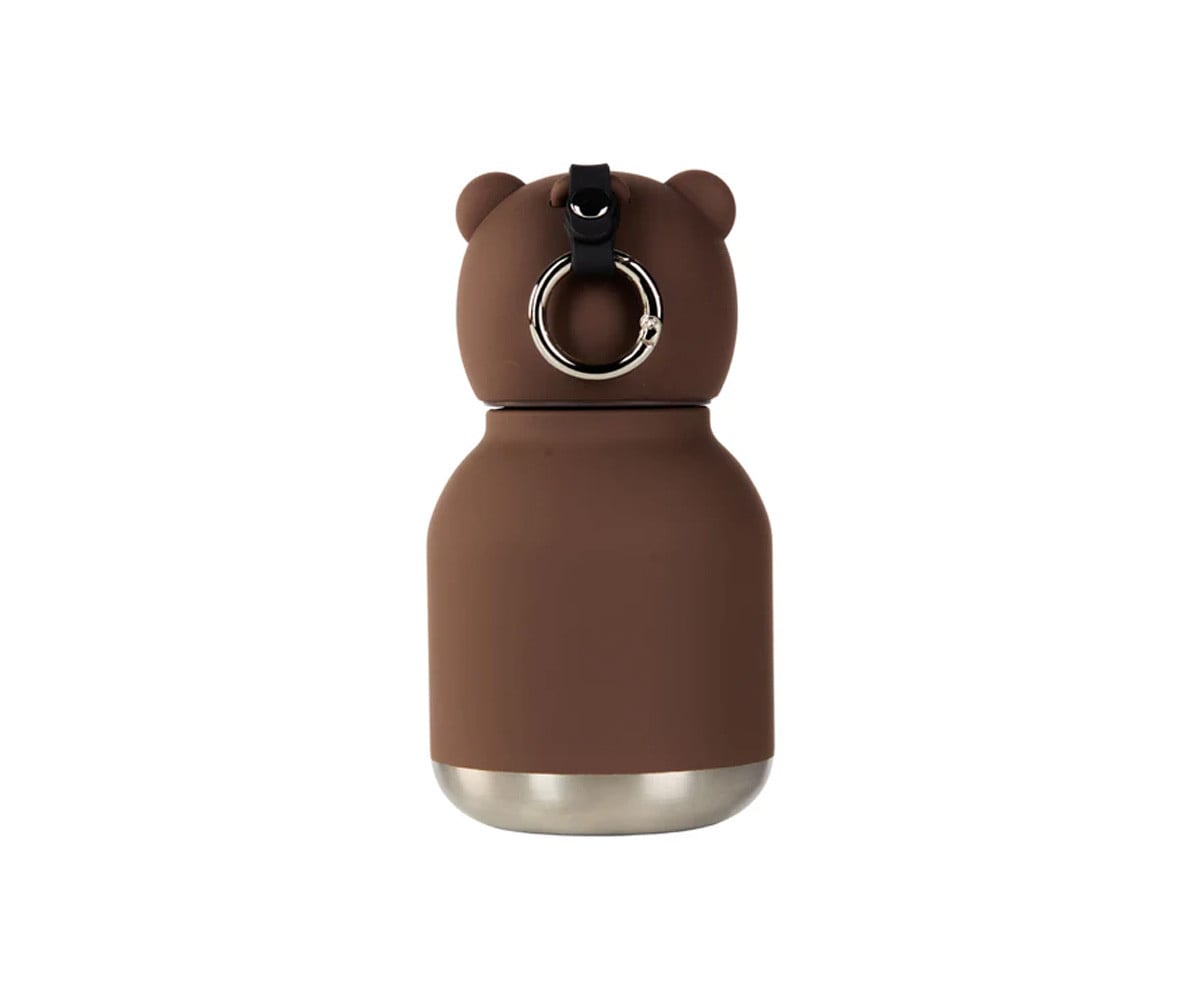 Botella Acero Térmica Mini-Bestie Oso Marron 200ml
