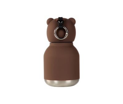 Botella Acero Térmica Mini-Bestie Oso Marron 200ml