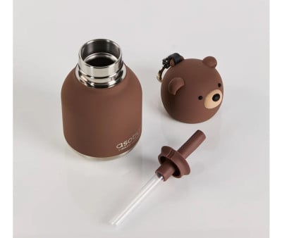 Botella Acero Térmica Mini-Bestie Oso Marron 200ml