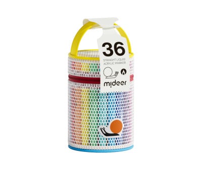 Marcadores de acrílico líquido 36 cores 