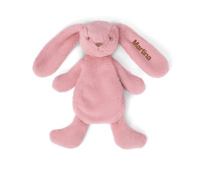 Coniglietto Peluche Houston con Peso Rosa Personalizzabile