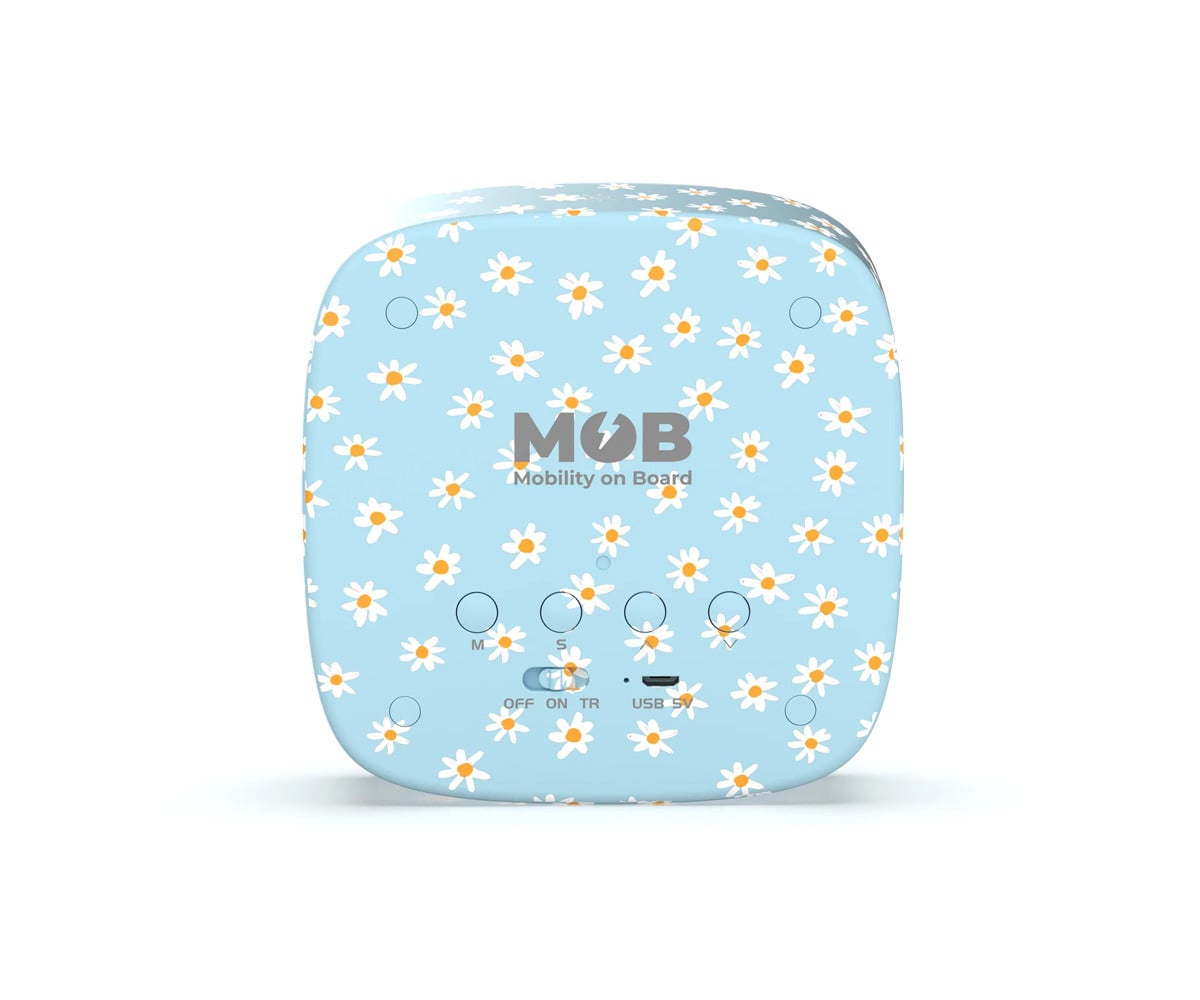 Réveil et Veilleuse Billy Light Blue Flower
