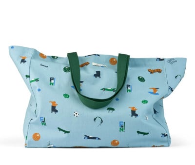 Maxi Totebag Fun / Beach Blue