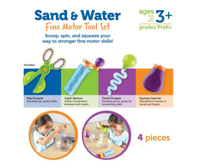 Conjunto de ferramentas  Motricidade Fina Sand & Water