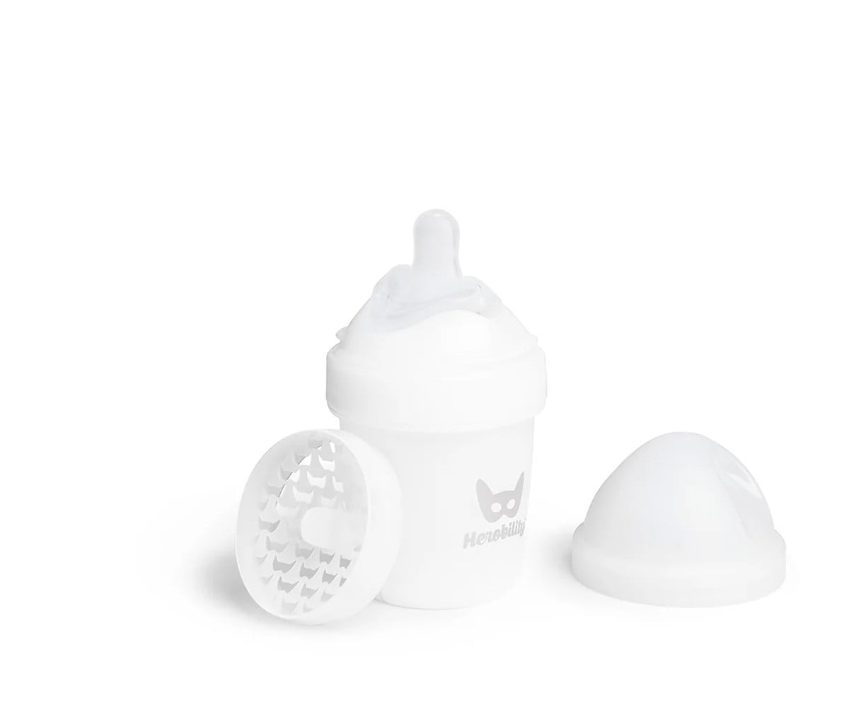 Biberón Anticólico Herobility White 140ml