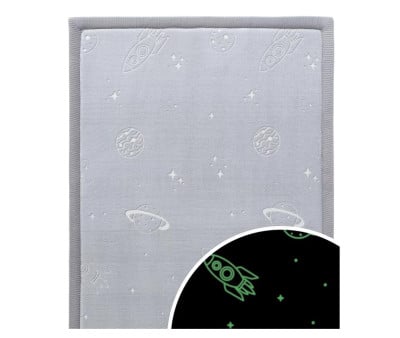 Tappeto per Bambini Glow in the Dark Planet 170x120cm