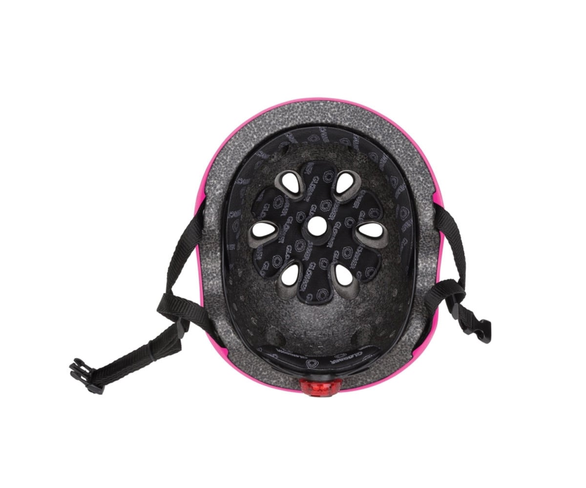 Capacete Primo Go Up Lights rosa neon