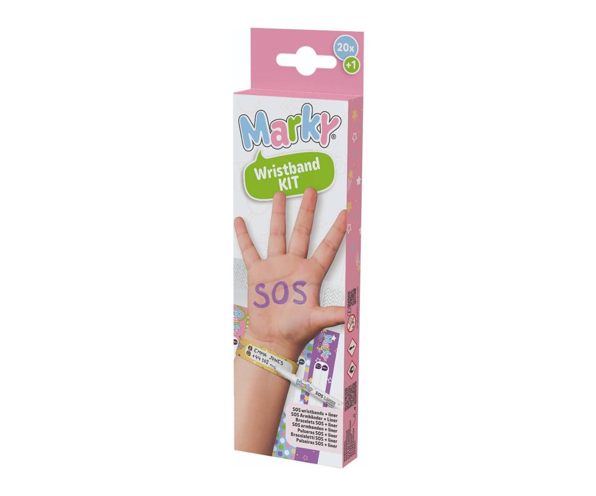 Pulseras de Identificación SOS para Niños Marky