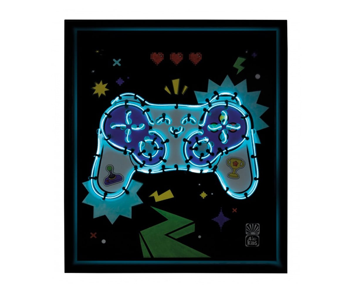 Moldura decorativa Neon Gamepad