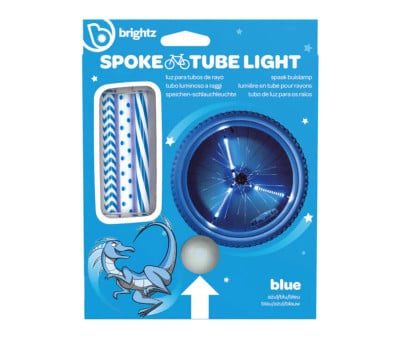 Tubos Luminosos LED Azul para Radios de Bicicleta