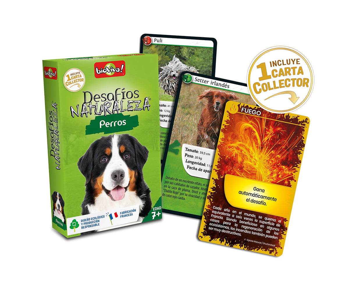Jogo de cartas Dogs + Collector Nature Challenges