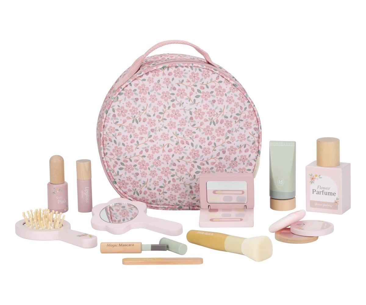 Set de Belleza de Madera Flores