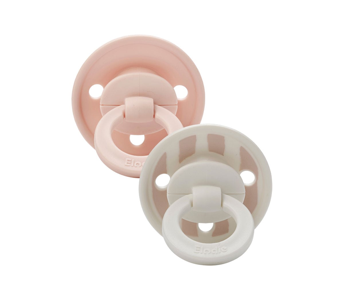 2 Chupetes Silicona Binky Candy Stripes +3meses