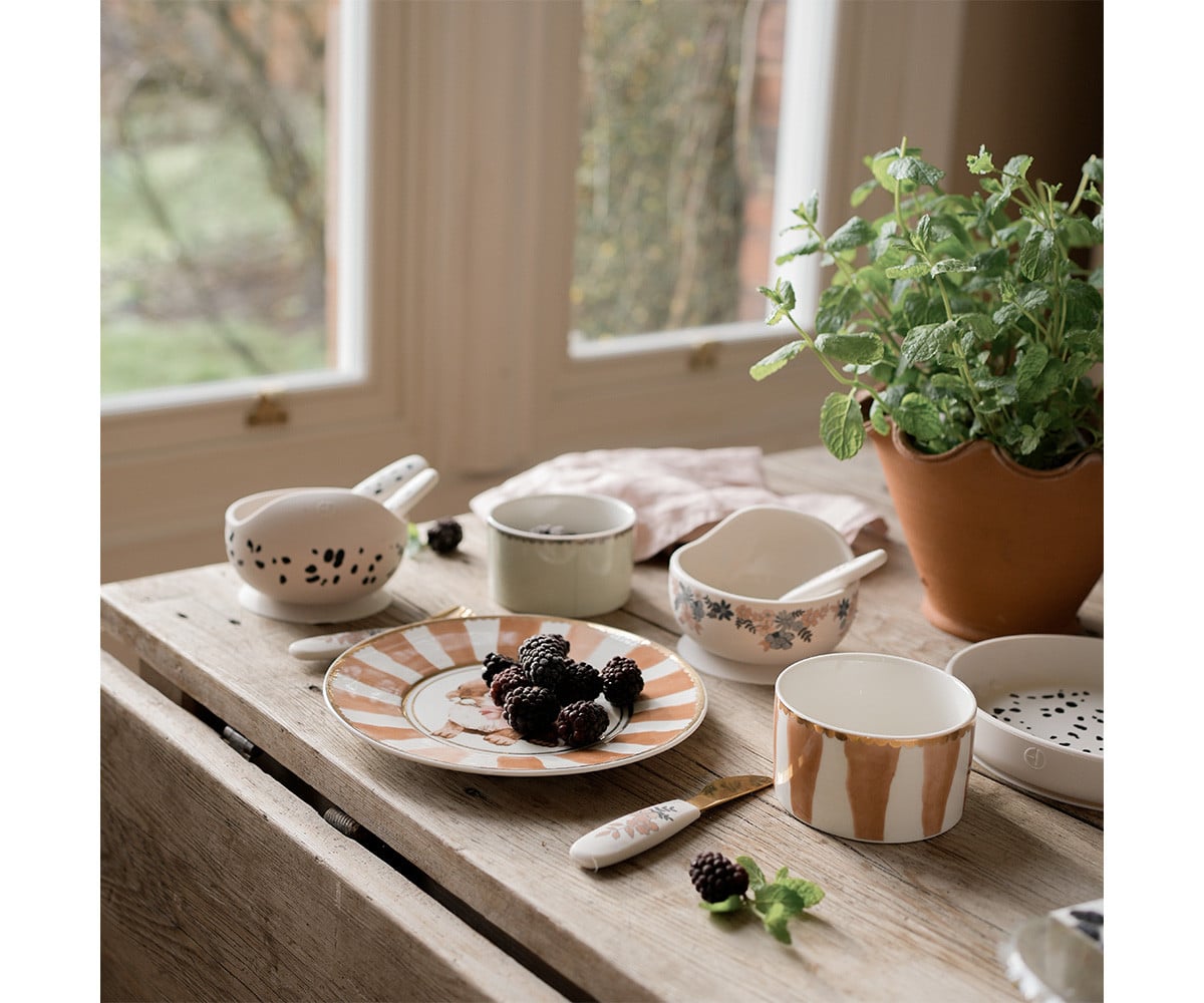 Silicone Bowl Set Blue Garden