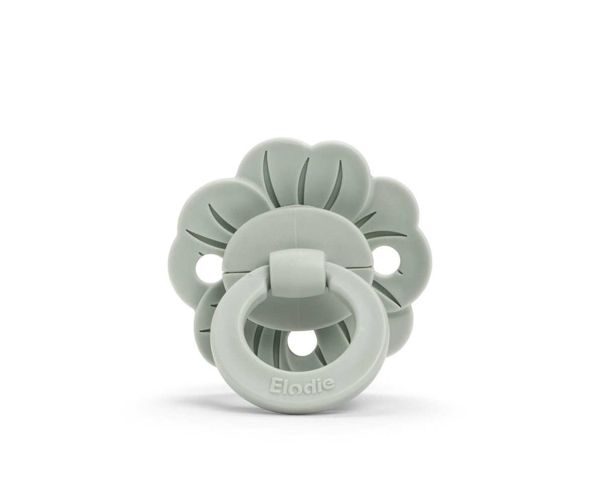 Chupete Silicona Binky Bloom Mineral Green +3meses