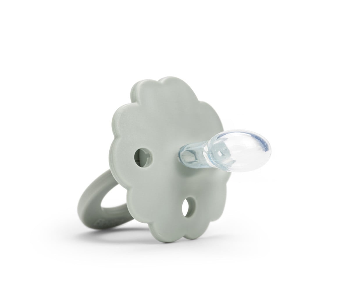 Chupete Silicona Binky Bloom Mineral Green +3meses