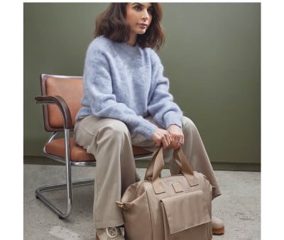 Diaper Bag Wide Frame Pure Khaki