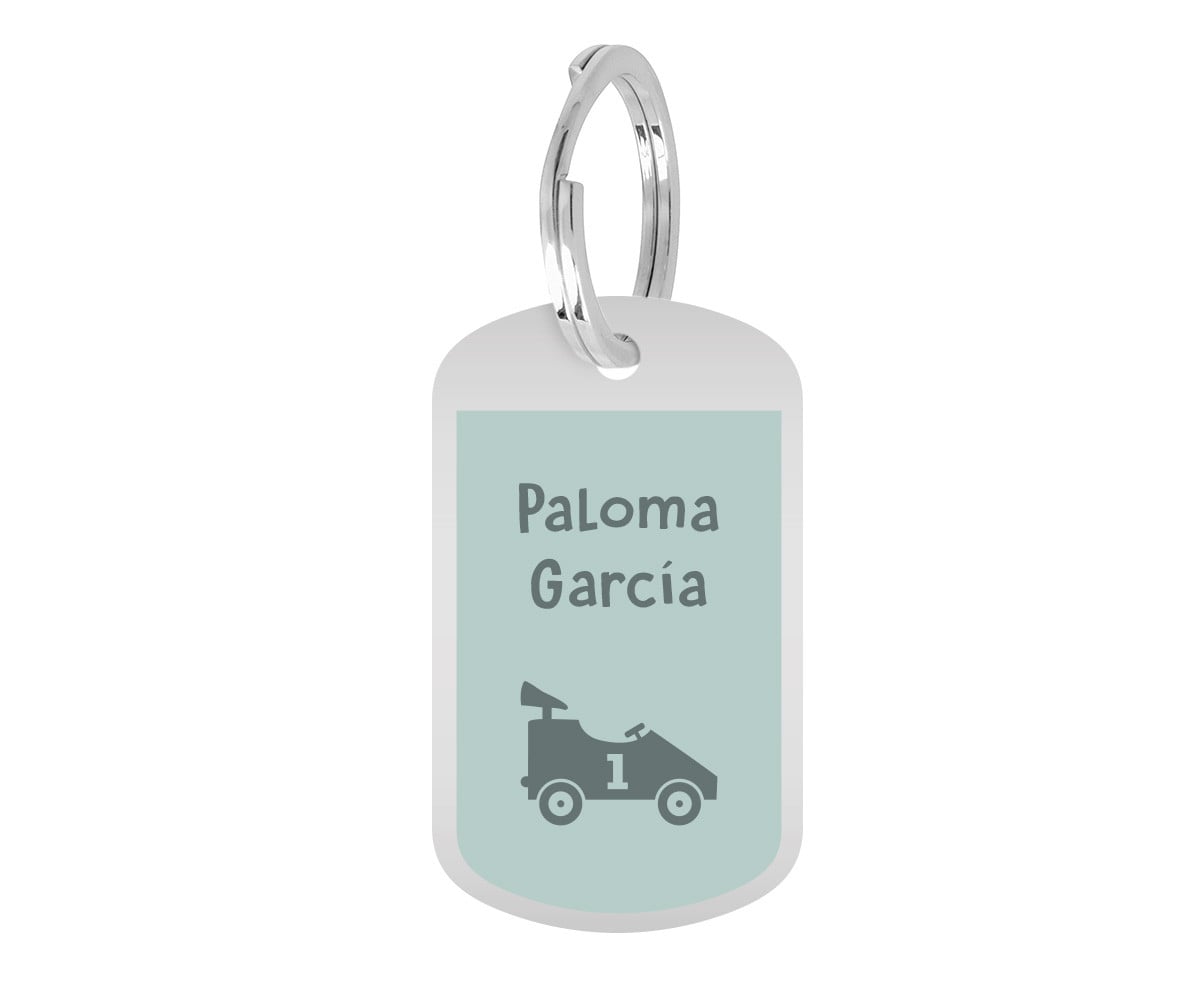 Llavero Mochila Coche de Carreras