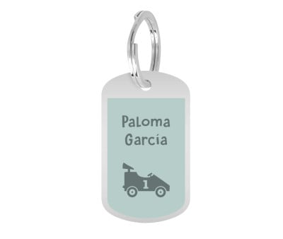Portachiavi Metallo Personalizzato Auto da Corsa