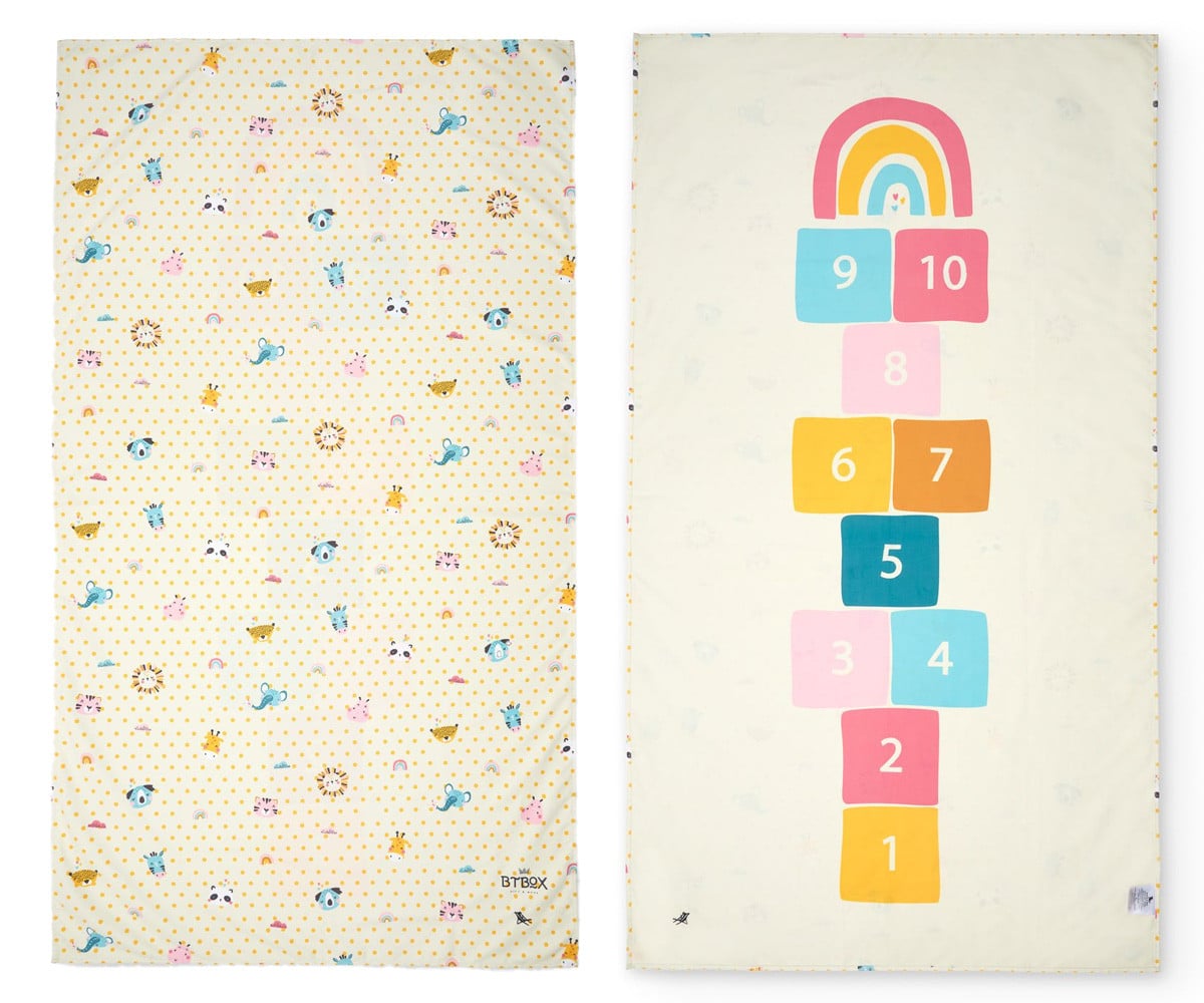 Large Microfiber Beach Towel Zoo