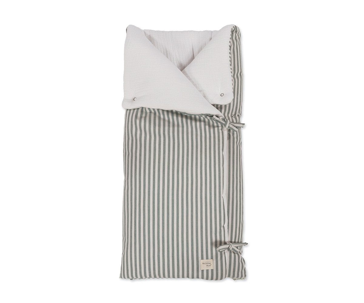 Saco Praliné às riscas Matcha