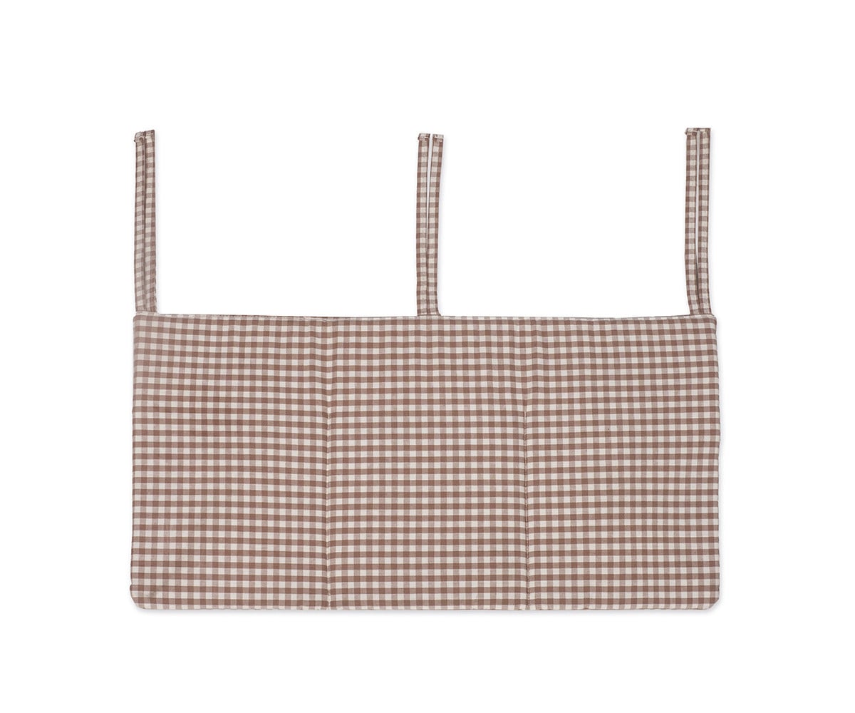 Organizador Cuna Praline Vichy Rayas Moka