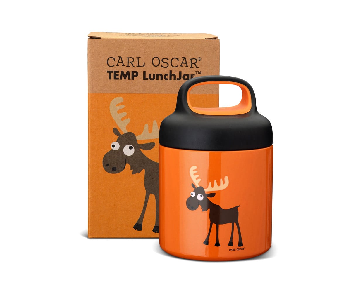 Pot Isotherme pour Solides TEMP LunchJar™ Moose Orange