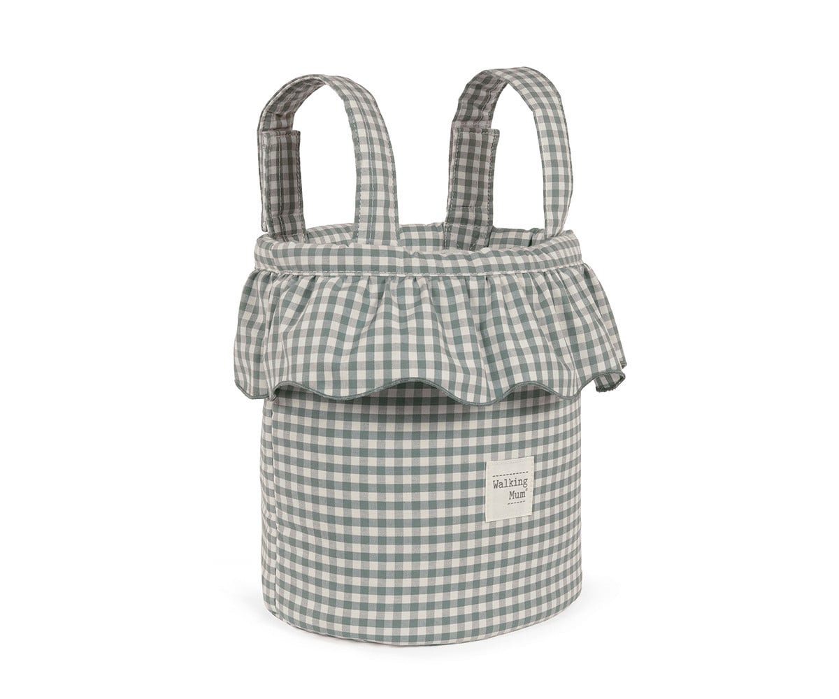 Bolso Bucket Praliné Vichy Matcha