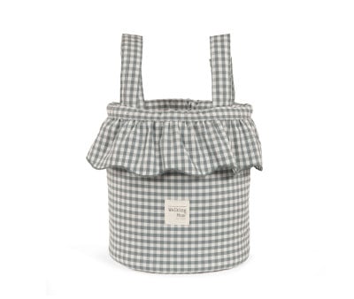 Bolso Bucket Praliné Vichy Matcha